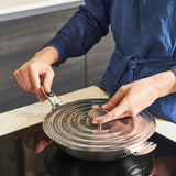 ロッキー鉄フライパン ミネラルビー(ハンドルが取り外せる)24cm、28cm