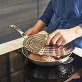 ロッキーステンレス フライパン アルシミー24cm、28cm&ステンレスハンドルセット(ハンドルが取り外せる)