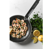 アルミ製フッ素樹脂加工 フライパン ショック 24、28cm&蓋セット(ノンスティック)