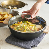 ロッキー アルミ製フッ素樹脂加工鍋ソテーパン ショック エクストリーム 24cm、28cm IH対応(ハンドルが取り外せる)(ノンスティック)