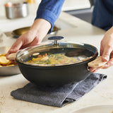 ロッキー アルミ製フッ素樹脂加工鍋ソテーパン ショック エクストリーム 24cm、28cm IH対応(ハンドルが取り外せる)(ノンスティック)