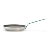 アルミ製フッ素樹脂加工 フライパン ショックレスト グリーンハンドル 28cm/3~4人用 IH対応(ノンスティック)