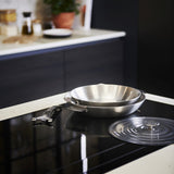 ロッキーステンレス フライパン アルシミー24cm、28cm&ステンレスハンドルセット(ハンドルが取り外せる)