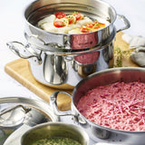 ロッキーステンレス スチームクッカー24cm