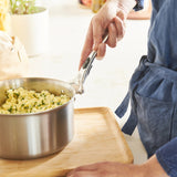 ロッキーステンレス鍋 シチューパン アルシミー18cm、20cm、24cm&ステンレスハンドル&蓋セット(ハンドルが取り外せる)