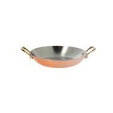 銅ラウンドディッシュ イノキュイーブル12、16、20、24cm