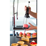 ルチューブ セット(キャップ2個(保存用コンテナ上下用)+ ビスケットキット付)/ 定量で充填