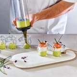 ルチューブ セット(キャップ2個(保存用コンテナ上下用)+ ビスケットキット付)/ 定量で充填