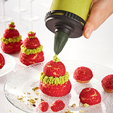 ルチューブ セット(キャップ2個(保存用コンテナ上下用)+ ビスケットキット付)/ 定量で充填