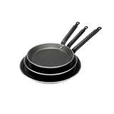 アルミ製フッ素樹脂加工 クレープパン ショック 22、26cm、30cm(ノンスティック)