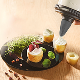 ルチューブ セット(キャップ2個(保存用コンテナ上下用)+ ビスケットキット付)/ 定量で充填