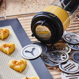 ルチューブ セット(キャップ2個(保存用コンテナ上下用)+ ビスケットキット付)/ 定量で充填