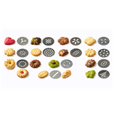 ルチューブ セット(キャップ2個(保存用コンテナ上下用)+ ビスケットキット付)/ 定量で充填