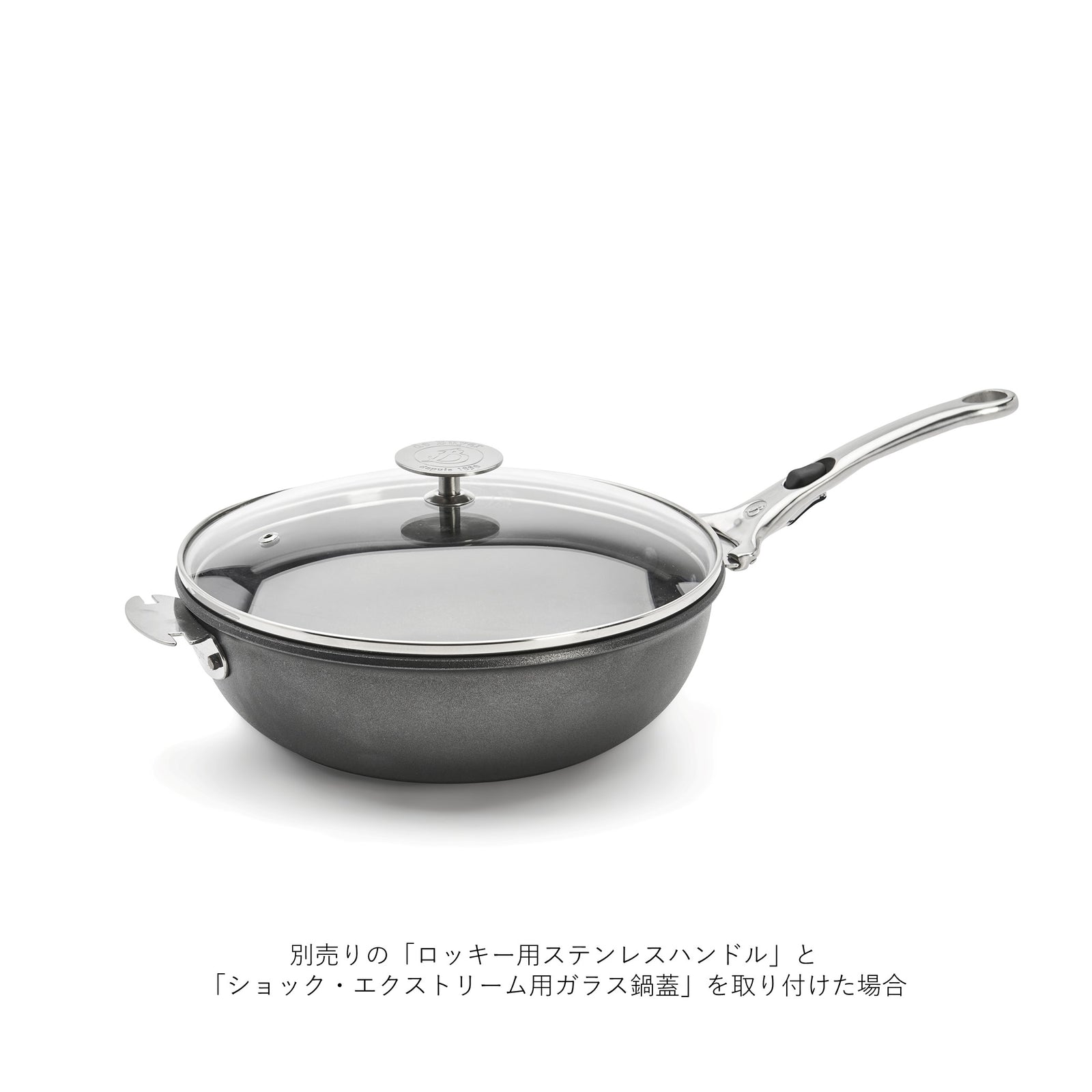 デバイヤー公式 ロッキー アルミ製フッ素樹脂加工鍋ソテーパン